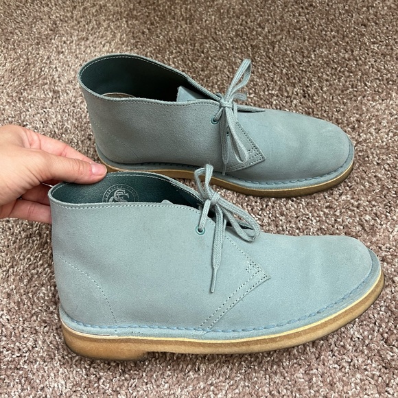 Sky Blue women’s Clark’s - Picture 3 of 6